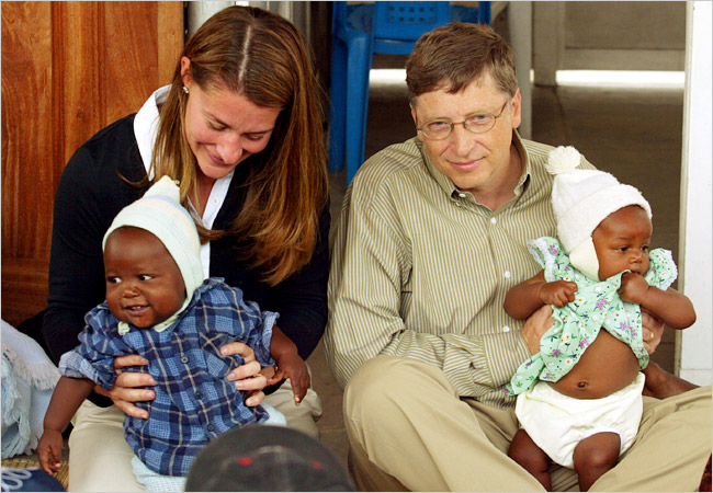 Билл Гейтс с супругой Мелиндой